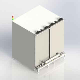 High speed wire double chamber baking oven
