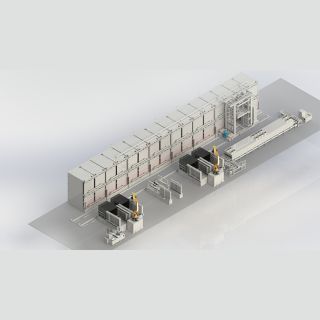 High speed and high vacuum automatic drying system