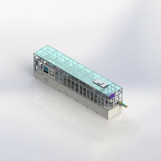 Automatic intelligent battery coating machine